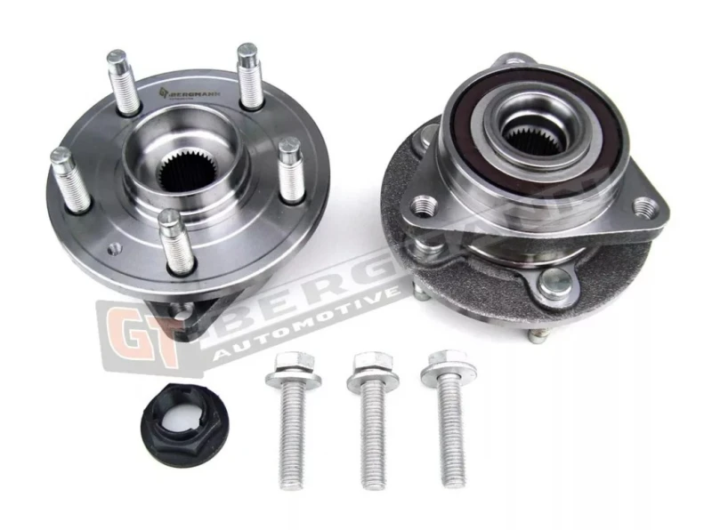 Image of GT-BERGMANN GT24-001 Wheel bearing kit with fastening/mounting material, with groove Wheel Bearing Kit (654)