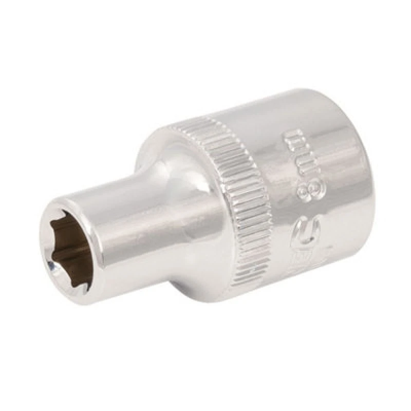 Image of Silverline Socket 1/2" Drive 6pt Metric - 8mm