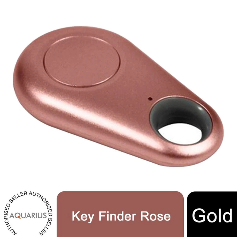 Image of Aquarius Aquarius Key Finder Anti-Lost Alarm, GPS Last Location Finder, Rose Gold