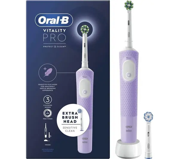 Image of Oral B Vitality Pro Lilac Electric Toothbrush