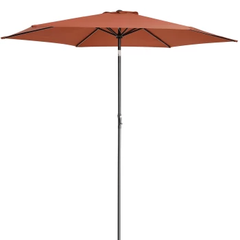 Image of Parasol Tahitit Terracotta 3m Crank & Tilt