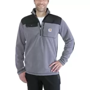 Image of Carhartt Mens Fallon Water Repellent Half-Zip Fleece Sweater XL - Chest 46-48' (117-122cm)