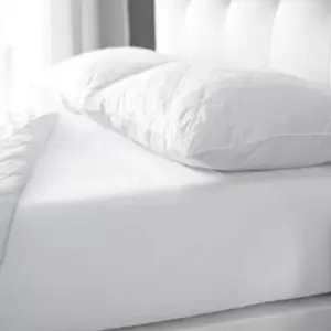 Image of Magna Superior Soft Microfibre Bedding Sheet Range - White - Double TJ Hughes