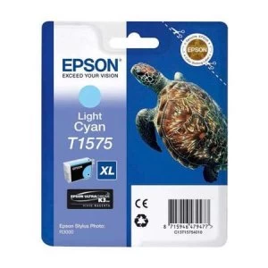 Image of Epson Turtle T1575 Light Cyan Ink Cartridge