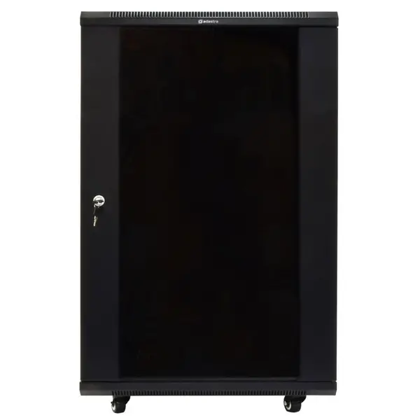 Image of Adastra Adastra 953.518UK 19" Rack Cabinet with Glass Door 18U x 450mm Deep AVS-217115