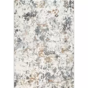 Image of Mastercraft Canyon Rug - 52023/6616 - 200cmcircle - White