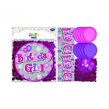 Image of Birthday Girl Party Pack Pink Pack of 6 13704-PP