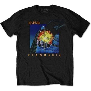 Image of Def Leppard - Pyromania Unisex Medium T-Shirt - Black