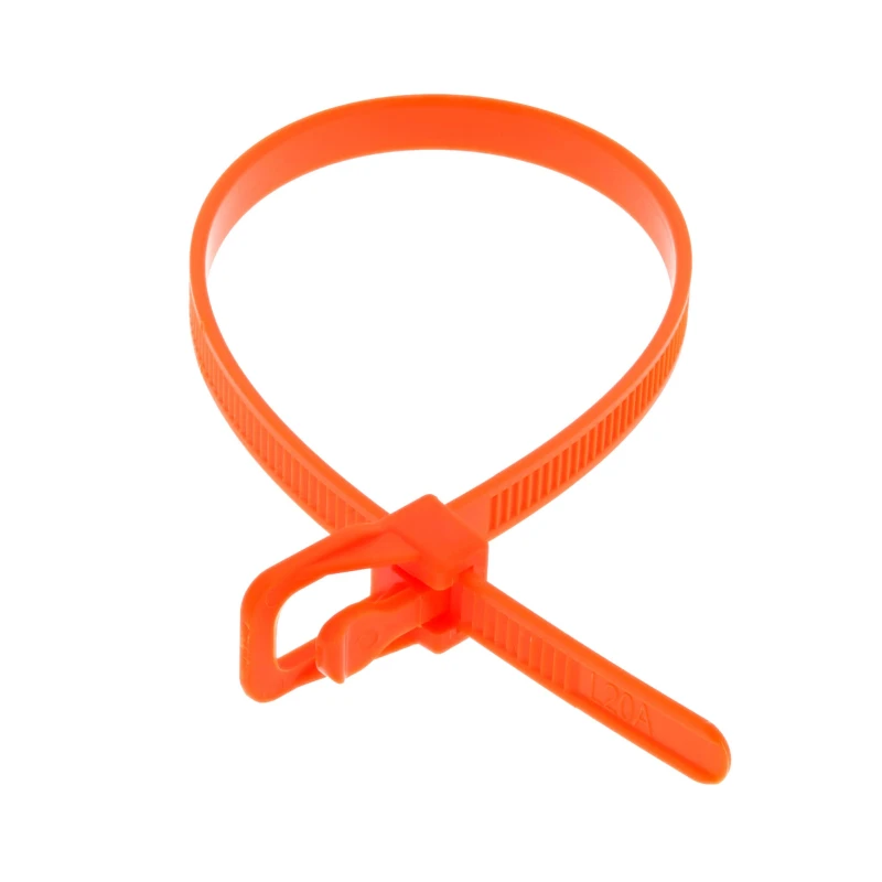 Image of Cablenet Cablenet EVT-S12FO-TA cable tie Releasable cable tie Nylon Orange EVT-S12FO-TA