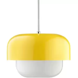 Image of Dyberg Larsen Haipot Yuzu Dome Pendant Yellow 23cm