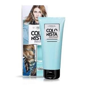 Image of Colorista Washout Aqua Blue Semi-Permanent Hair Dye Blue