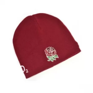 Image of England Umbro Rugby Beanie Hat Claret