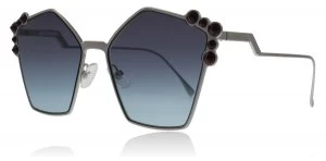 Image of Fendi FF0261/S Sunglasses Ruthenium 6LB 57mm