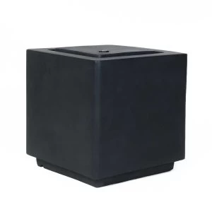 Image of Charles Bentley Granite Cube Water Feature with LED lights
