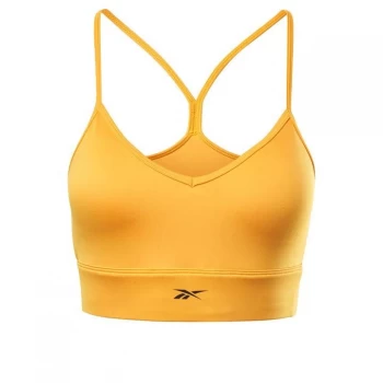Image of Reebok Workout Ready Sports Bra Womens - Semi Solar Gold