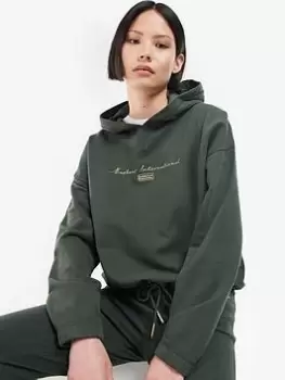 Image of Barbour International Alpine Overlayer - Green, Size 16, Women