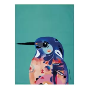 Image of Pete Cromer Azure KingFisher Tea Towel