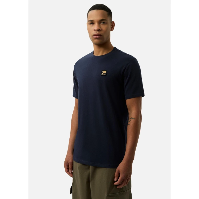 Image of Patrick Mens Campbell Regular Fit T-Shirt Navy male Medium