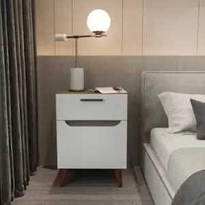 Image of Losso Nightstand Bedside Table