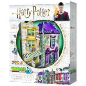 Image of Harry Potter Diagon Alley Collection Madam Malkins & Florean Fortescues 3D Puzzle (290 Pieces)