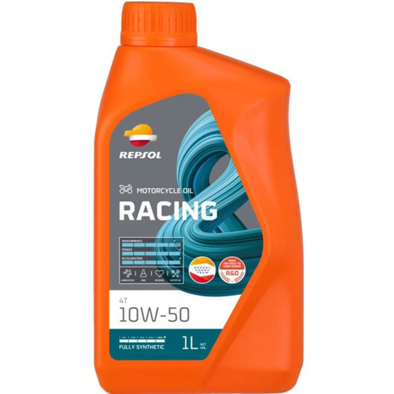 Image of REPSOL RPP2000NHC Engine oil RACING 4T 10W-50 Capacity: 1l Engine Oil (1862)