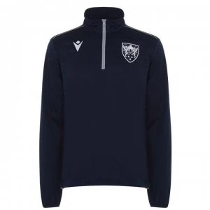Image of Macron Saints Zip Top Mens - Navy