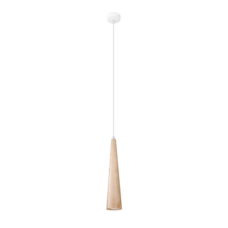 Image of Sollux Lighting Pendant lamp wood Sula Scandinavian Design GU10