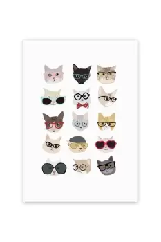 Image of Cats in Glasses by Hanna Melin