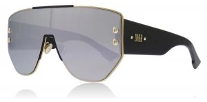 Image of Christian Dior DIORADDICT1 Sunglasses Gold / Black RHL 99mm