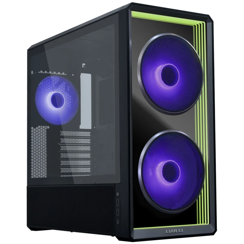 Image of Lian Li Lancool 217 Infinity Mid Tower Gaming PC Case - Black - LAN217INFX