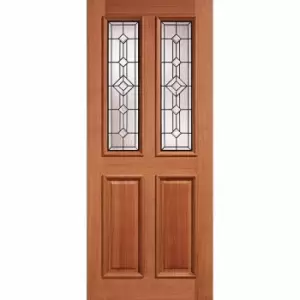 Image of LPD (W) 34" Hardwood Derby Glazed 2L Leaded External Door
