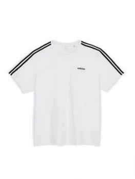 Image of Adidas Plus Size Essential 3-Stripe T-Shirt