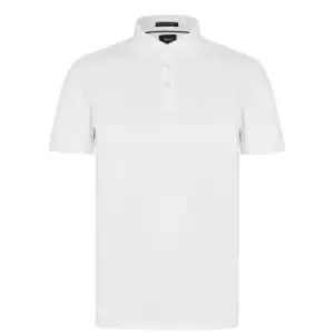 Image of Boss T-Perry Short Sleeve Polo Shirt - White