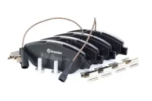 Image of BREMBO Brake pad set FIAT,ALFA ROMEO,CHRYSLER P 23 145 77362196,77365188,77365808 71770002,71770112,77362093,77362196,77364589,77365188,77365808