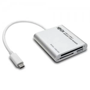 Image of Tripp Lite USB 3.1 Gen 1 USB C Multi Drive Smart Card Flash Memory Med