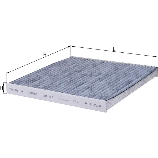 Image of Pollen Air Filter (Carbon) Lak157 70352778 By Mahle Original