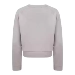 Image of Tombo Womens/Ladies Cropped Sweatshirt (S) (Light Grey)