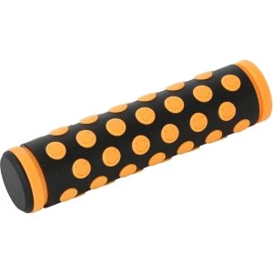 Image of ETC Smiley Face Grips 125mm Black/Orange