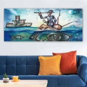 Image of YTY504325375_50120 Multicolor Decorative Canvas Painting