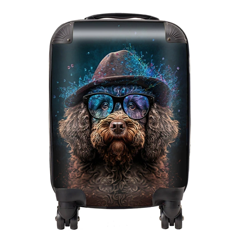 Image of Warren Reed Designer Labradoodle Dog Splashart Suitcase - Large
