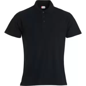 Image of Clique Mens Basic Polo Shirt (S) (Black)