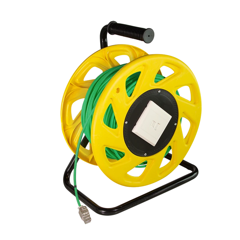 Image of LogiLink Cat.7 Mobile Cable Reel S/FTP. PUR. 60 m
