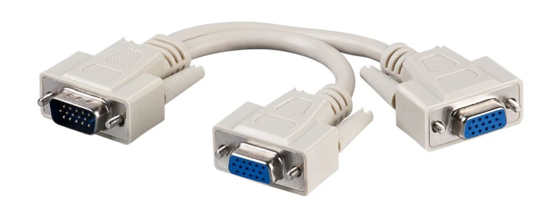 Image of Microconnect MONG2H VGA cable 0.3 m VGA (D-Sub) 2 x VGA (D-Sub) Grey