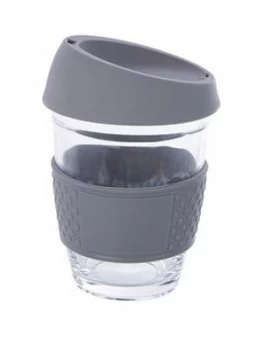 Image of Premier Housewares Mimo Travel Mug With Silicone Lid And Band - Grey