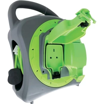 Image of 20M Double Socket Weatherproof Cable Reel - Status