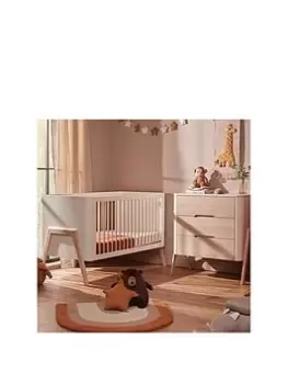 Image of Troll Torsten 2Pc Set Cot Bed And Dresser White