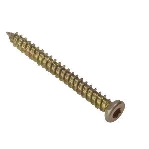 Image of ForgeFix Concrete Frame Screw Torx Compatible High-Low Thread ZYP 7.5 x 62mm Bag 10