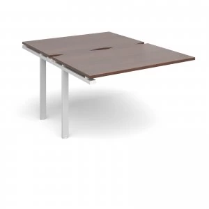 Image of Adapt II Sliding top Add On Units 1200mm x 1600mm - White Frame Beech