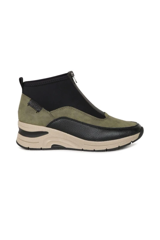 Image of Rieker 'Athens' Ankle Boots Khaki