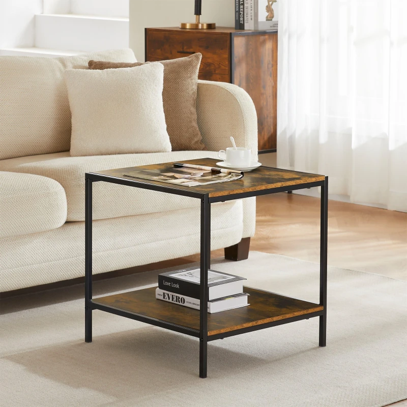 Image of Lassic Vida Designs Brooklyn End Table Dark Wood unisex One Size